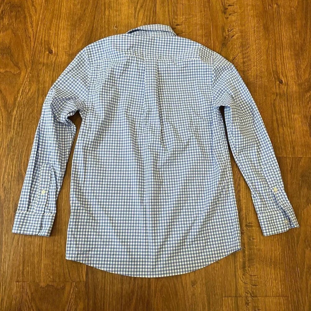 vineyard vines performance gingham button up shirt